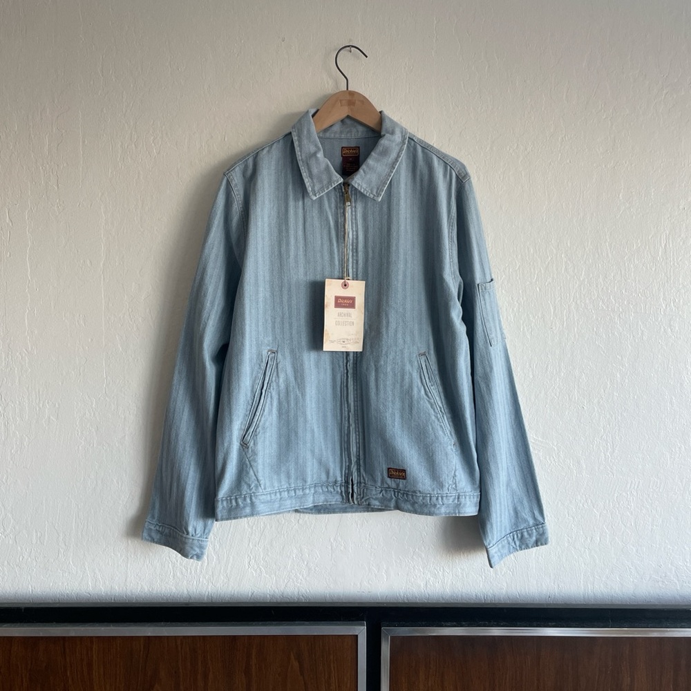Dickies 1922 Archival Jacket - Blue Herringbone